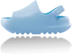 Toddler Little Kids Slides Sandals, Kids Summer Non-slip Open Toe Slides Sandals,Beach Pool Anti-slip Water Shoes,Indoor Outdoor Lightweight Slippers for Boys and Girls