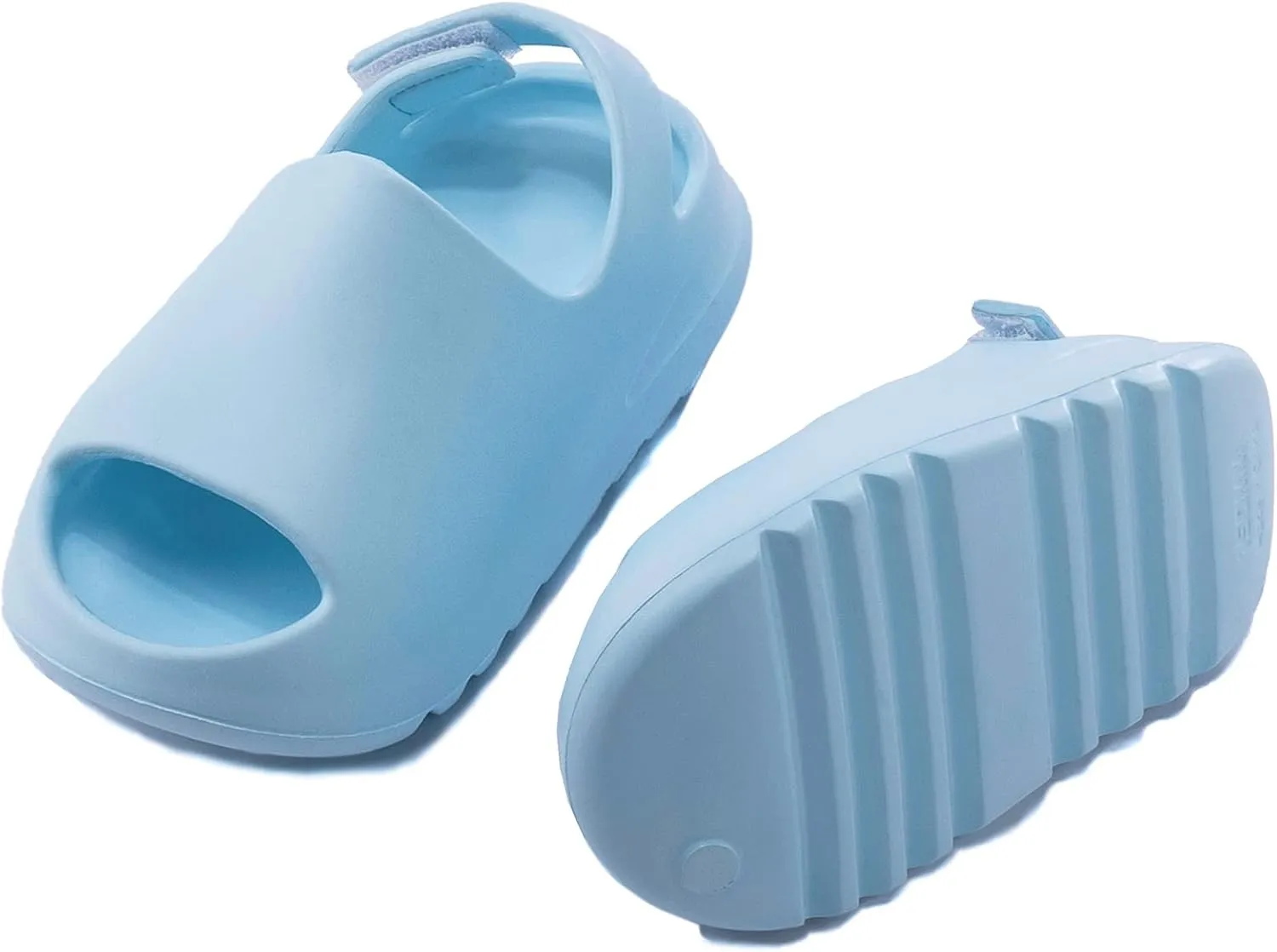 Toddler Little Kids Slides Sandals, Kids Summer Non-slip Open Toe Slides Sandals,Beach Pool Anti-slip Water Shoes,Indoor Outdoor Lightweight Slippers for Boys and Girls
