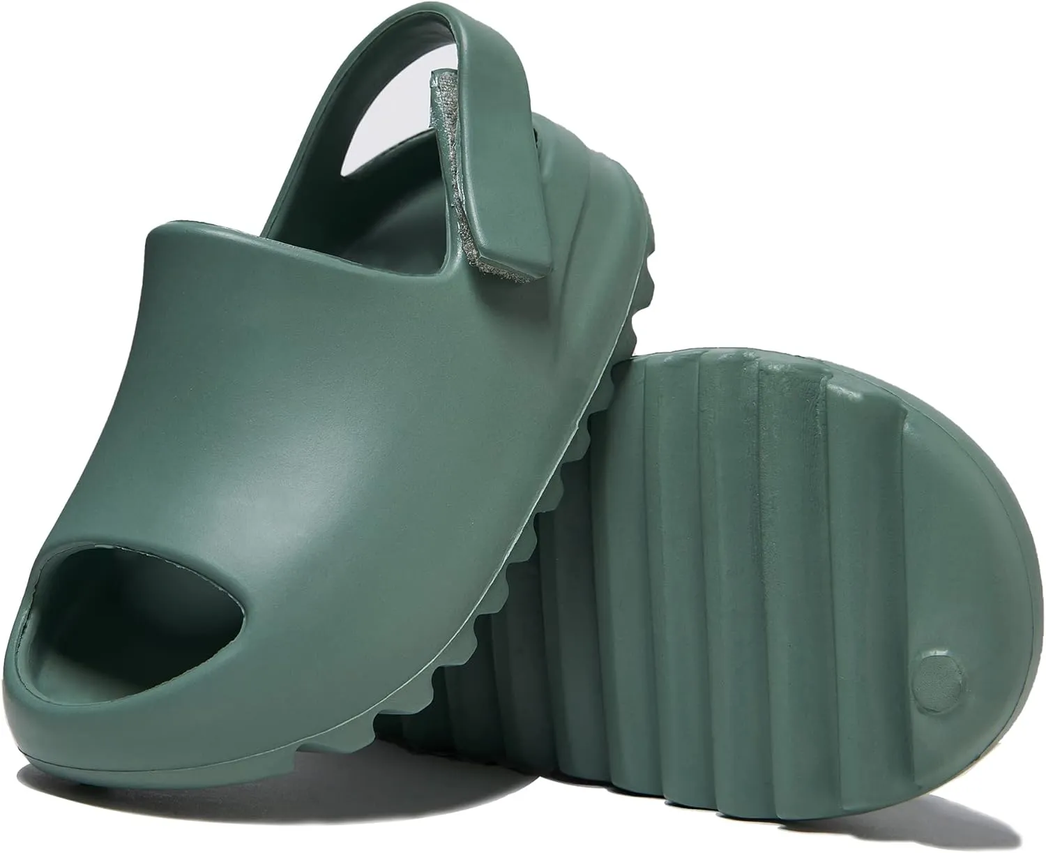Toddler Slide sandals,Kid Summer Slip On Slides Sandals, Non-slip Open Toe Indoor Outdoor Sandals for Boys and Girls