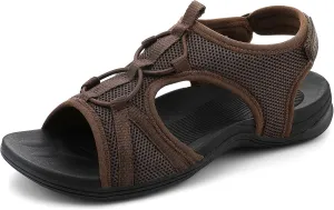 UBFEN Womens Hiking Sandals Comfortable Walking Sandals Summer Sport Breathable Arch Support
