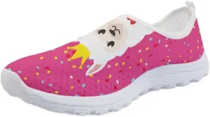 Unisex Walking Shoes Men Women Casual Sneakers Athletic Workout Travel Mesh Flat Shoes