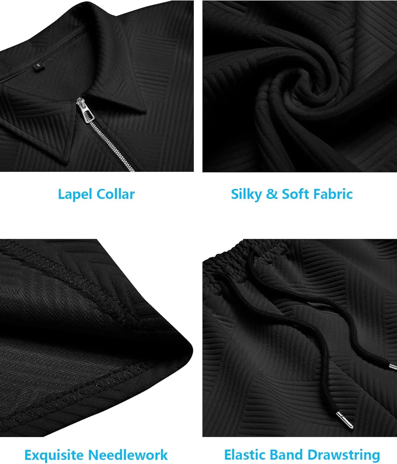 URRU Men's Polo Shirt and Shorts Set Summer Outfits Fashion Casual Short Sleeve Polo Suit for Men 2 Piece Short Set