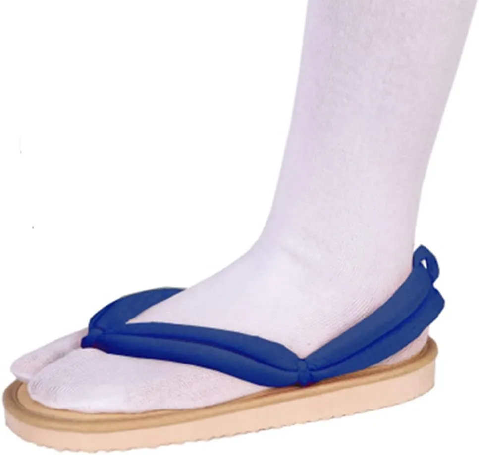 UZAIN Anime Kimetsu no Yaiba Cosplay Clog Shoes Kamado Tanjirou Shinobu Cosplay Sandal Prop Oshitari with Socks