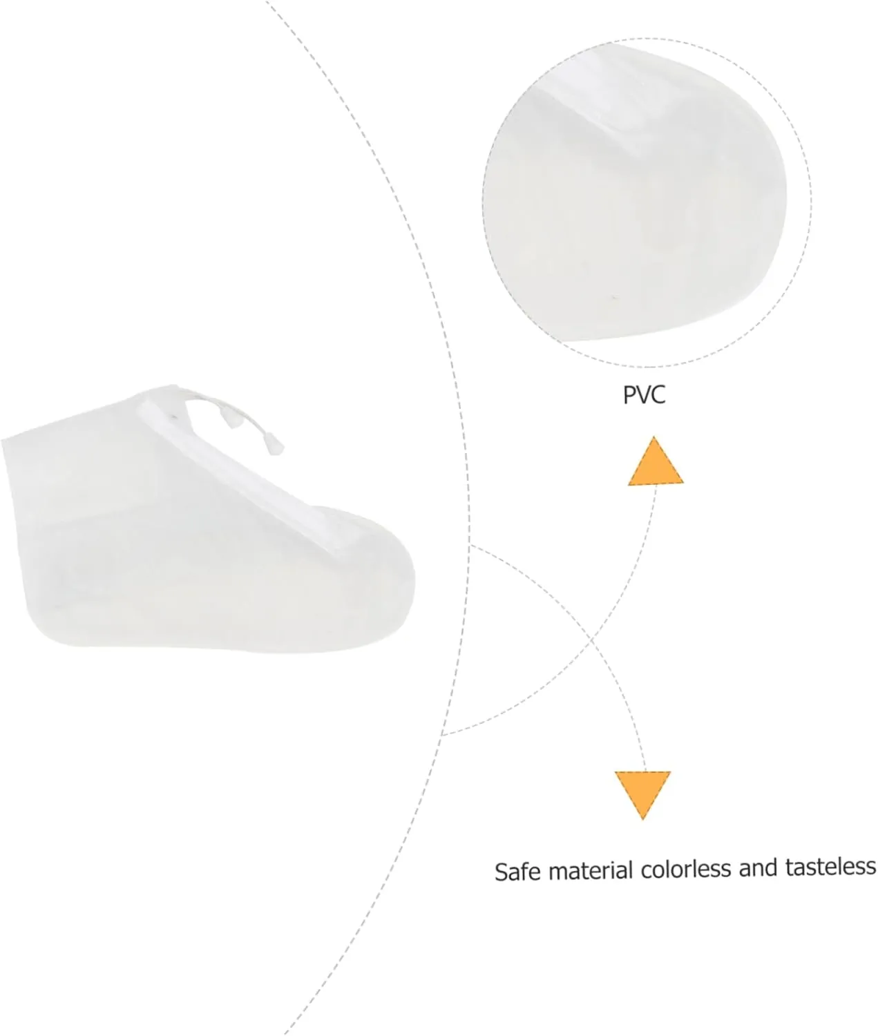 VALICLUD 1pair Shoe Cover Rain Boots Rainy Day Overshoes Shoes Rain Protector Cycling Shoes Cover Waterproof Shoe