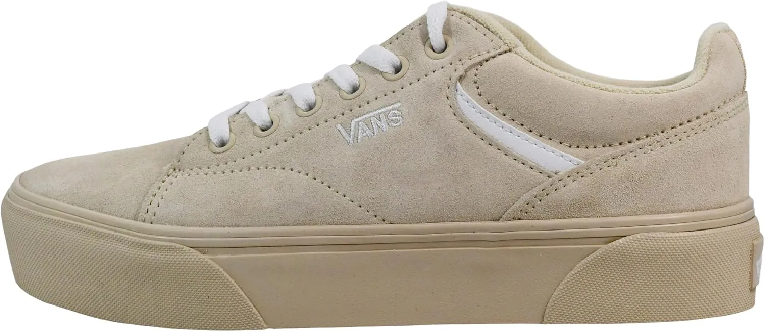 Vans Women’s Canvas Seldan Low Cut Design Platform Sneaker