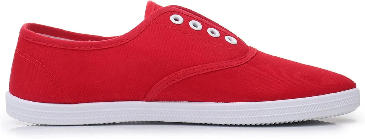 VenusCelia Women's Blaze Canvas Slip-On Sneaker