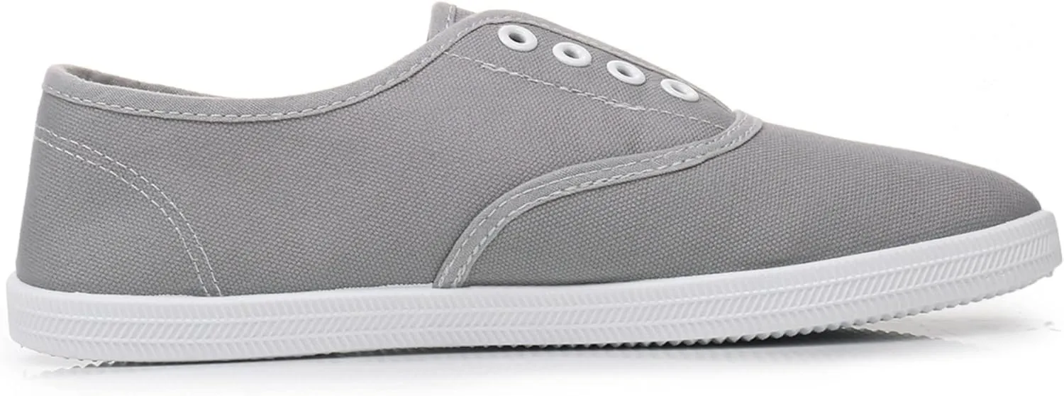 VenusCelia Women's Blaze Canvas Slip-On Sneaker