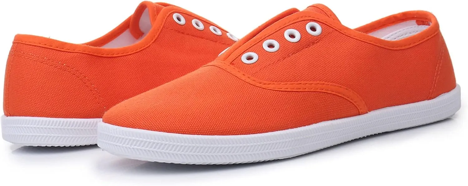 VenusCelia Women's Blaze Canvas Slip-On Sneaker