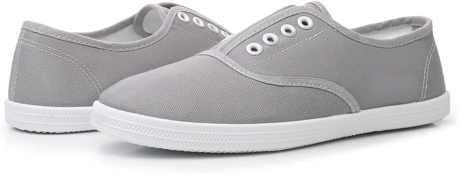 VenusCelia Women's Blaze Canvas Slip-On Sneaker
