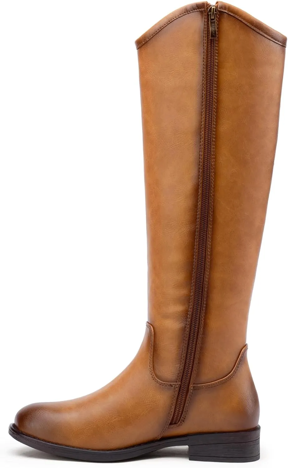 Vepose Women's Knee High Boots 956 Wide Calf Zipper Tall Fashion Boots