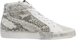 Vintage Havana Womens Kate High Lace Up Sneakers Shoes Casual - Grey