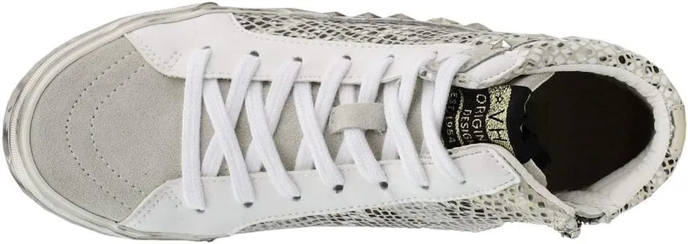 Vintage Havana Womens Kate High Lace Up Sneakers Shoes Casual - Grey