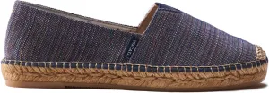 VISCATA Barceloneta Espadrille Canvas Women's Flat Slip On Shoes Handmade in Spain Fashionable Organic Cotton Canvas Lightweight Material with 100% Natural Jute Midsole for All Casual Occasions