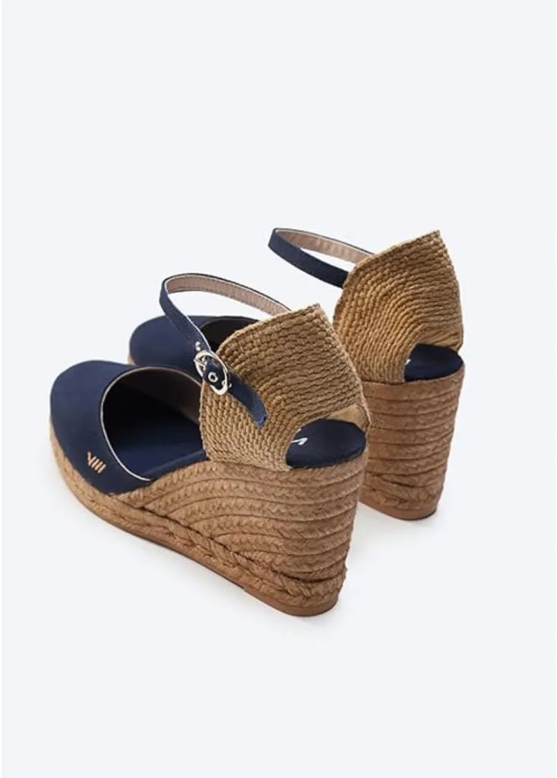 VISCATA Satuna Women's Sandals Espadrille Canvas Buckle Wedges