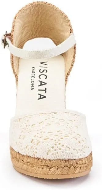 VISCATA Satuna Women's Sandals Espadrille Canvas Buckle Wedges