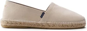 VISCATA Sitges Espadrille Canvas Spain Handmade Men's Shoes with Breathable Organic Cotton Canvas 100% Natural Jute Midsole and Durable Rubber Sole for All Casual Occasions