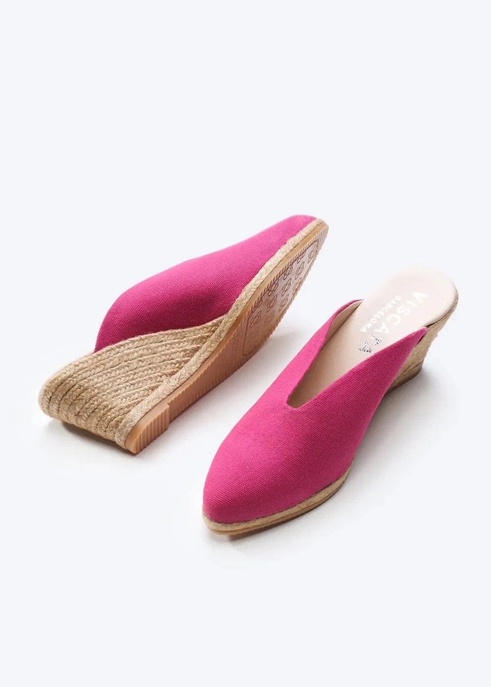VISCATA Truja Women's Mule Espadrille Canvas Slip On