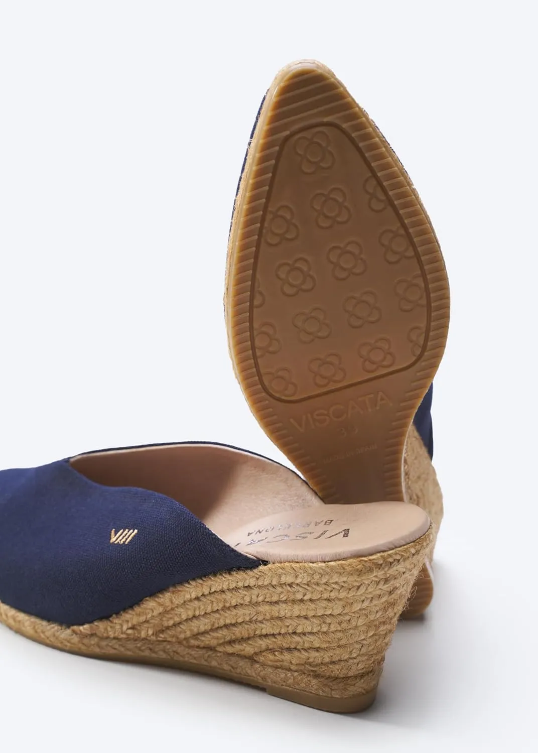 VISCATA Truja Women's Mule Espadrille Canvas Slip On