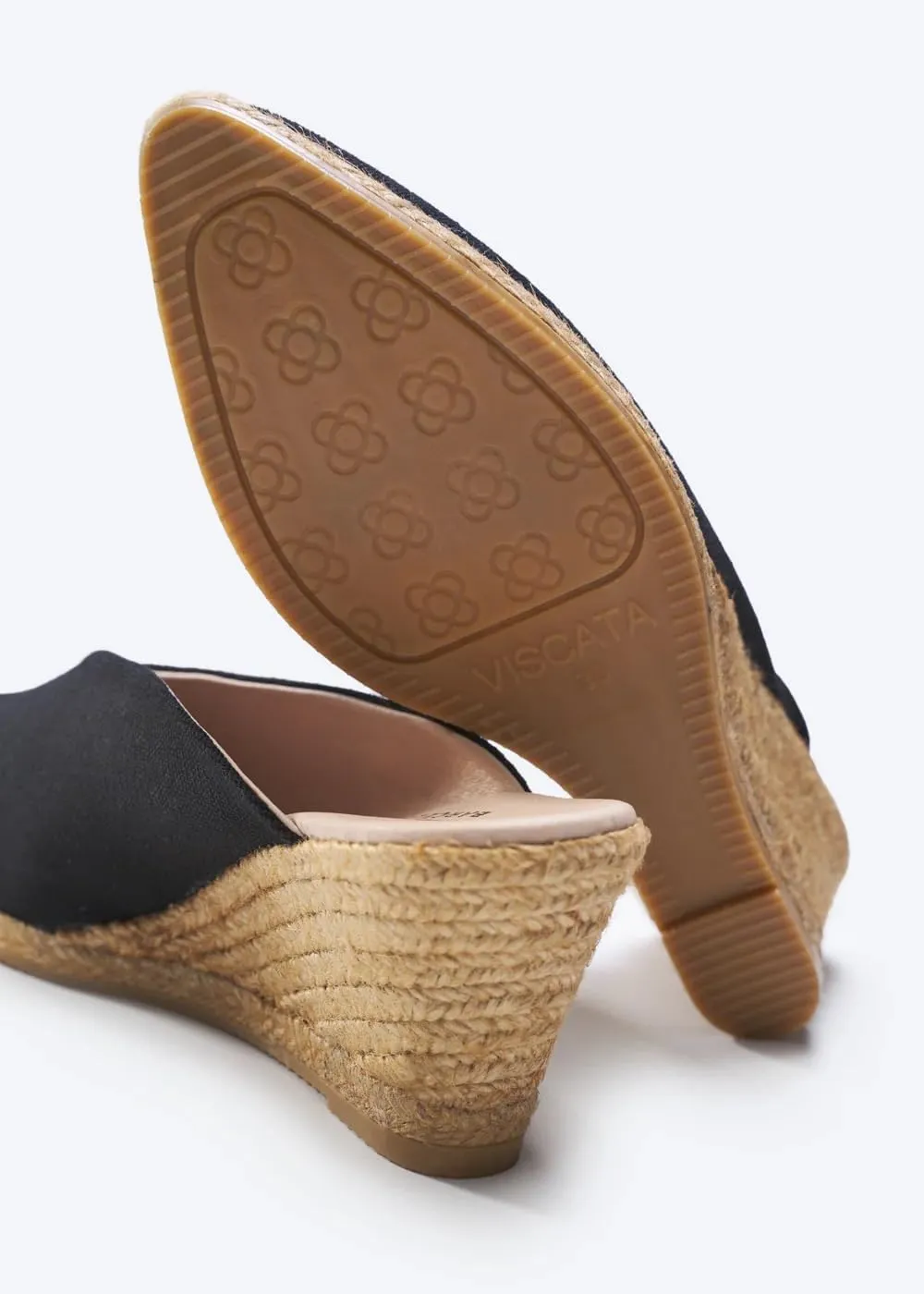 VISCATA Truja Women's Mule Espadrille Canvas Slip On