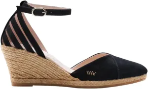 Viscata Ullastret Espadrille Suede Wedges Spain Handmade 2 ½” Heel Women's Sandals with Premium Suede Upper and 100% Natural Jute Midsole for all Occasions: Casual, Work, Party