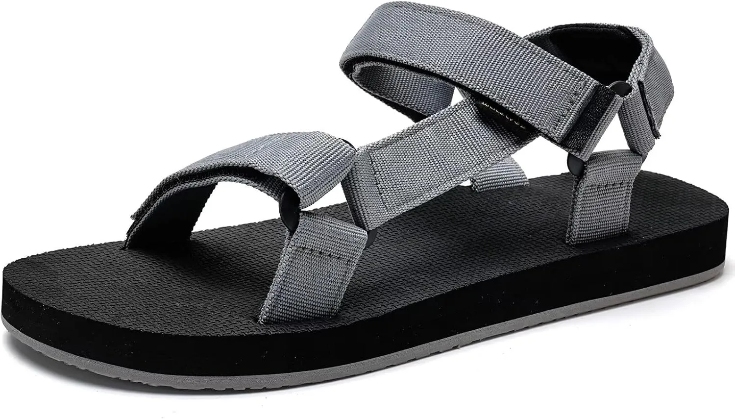 WateLves Men's Sandals Hiking-Sport-Sandals with Adjustable Webbing Lightweight Water-Athletic-Beach-Sandals for Walking-Fishing-Travel-Trekking-Camping