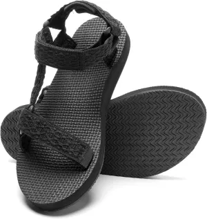 WateLves Womens-Sport-Sandals Outdoor Hiking Sandals with-Arch-Support Comfortable Webbing-Water-Athletic Beach-Sandals for Travel-Walking-Trekking-Camping