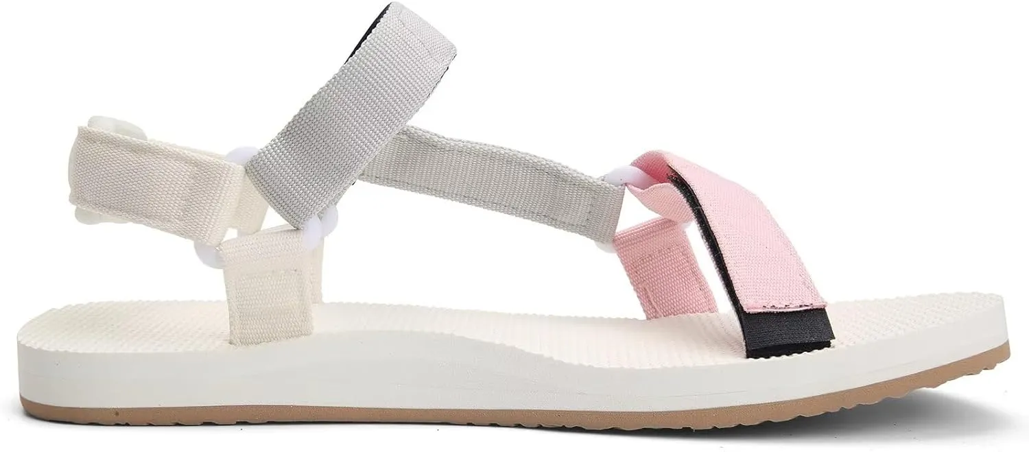 WateLves Womens-Sport-Sandals Outdoor Hiking Sandals with-Arch-Support Comfortable Webbing-Water-Athletic Beach-Sandals for Travel-Walking-Trekking-Camping