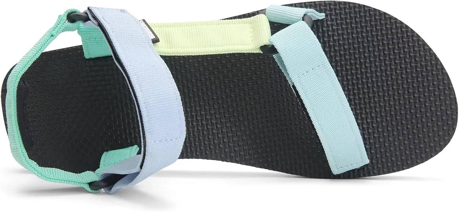 WateLves Womens-Sport-Sandals Outdoor Hiking Sandals with-Arch-Support Comfortable Webbing-Water-Athletic Beach-Sandals for Travel-Walking-Trekking-Camping