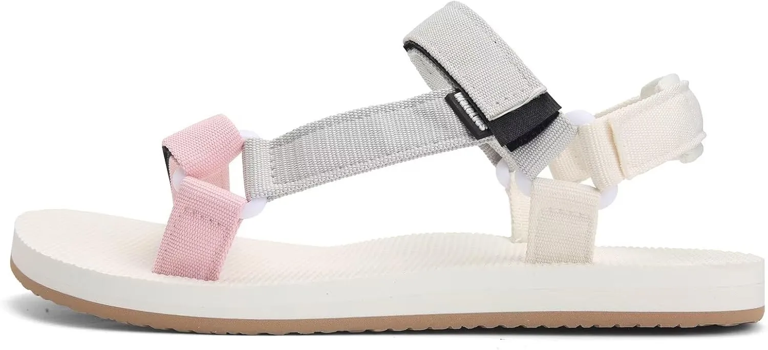 WateLves Womens-Sport-Sandals Outdoor Hiking Sandals with-Arch-Support Comfortable Webbing-Water-Athletic Beach-Sandals for Travel-Walking-Trekking-Camping