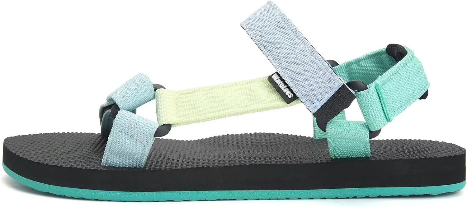 WateLves Womens-Sport-Sandals Outdoor Hiking Sandals with-Arch-Support Comfortable Webbing-Water-Athletic Beach-Sandals for Travel-Walking-Trekking-Camping