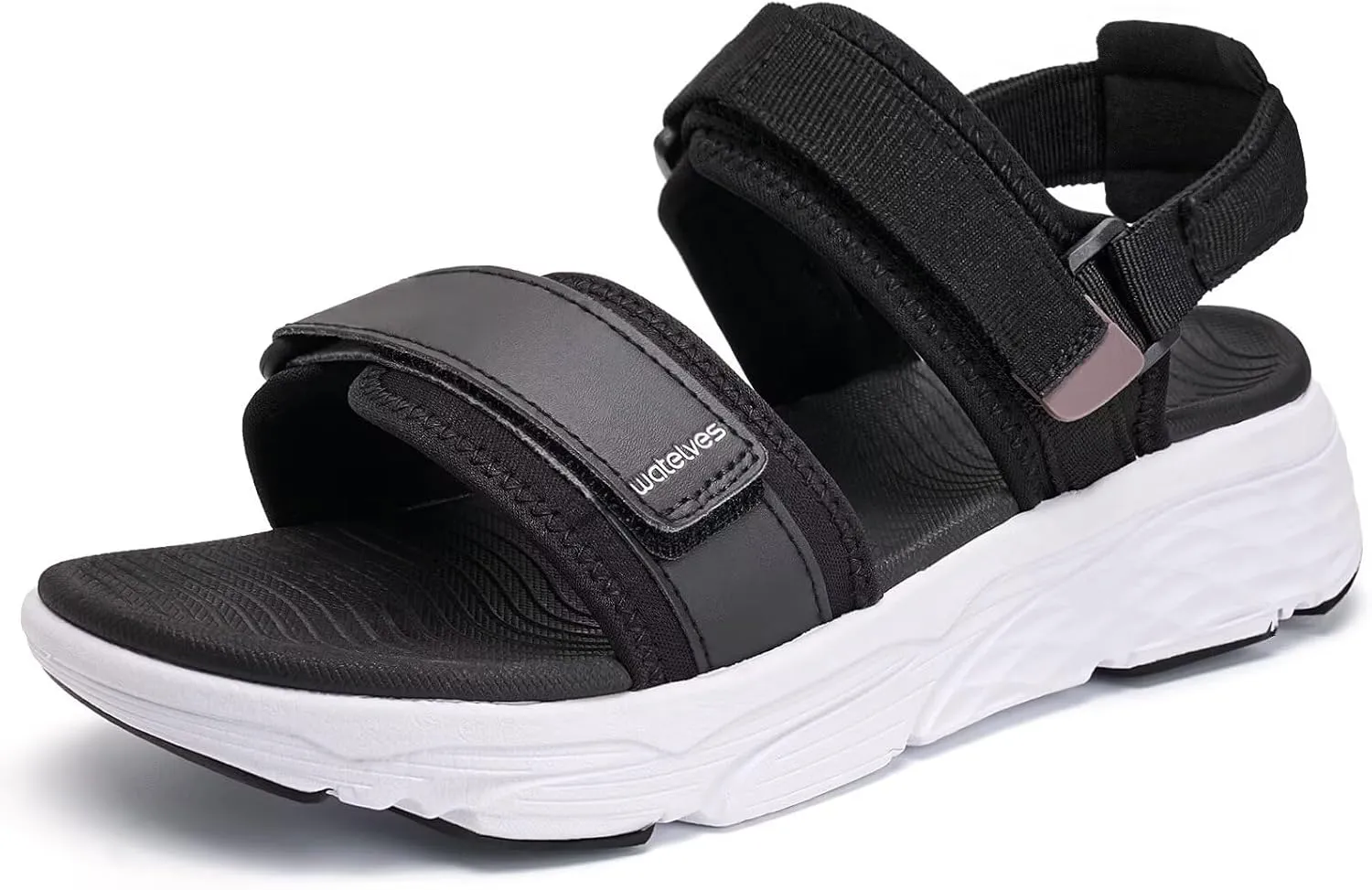 WateLves Womens-Sport-Sandals Outdoor Hiking Sandals with-Arch-Support Comfortable Webbing-Water-Athletic Beach-Sandals for Travel-Walking-Trekking-Camping