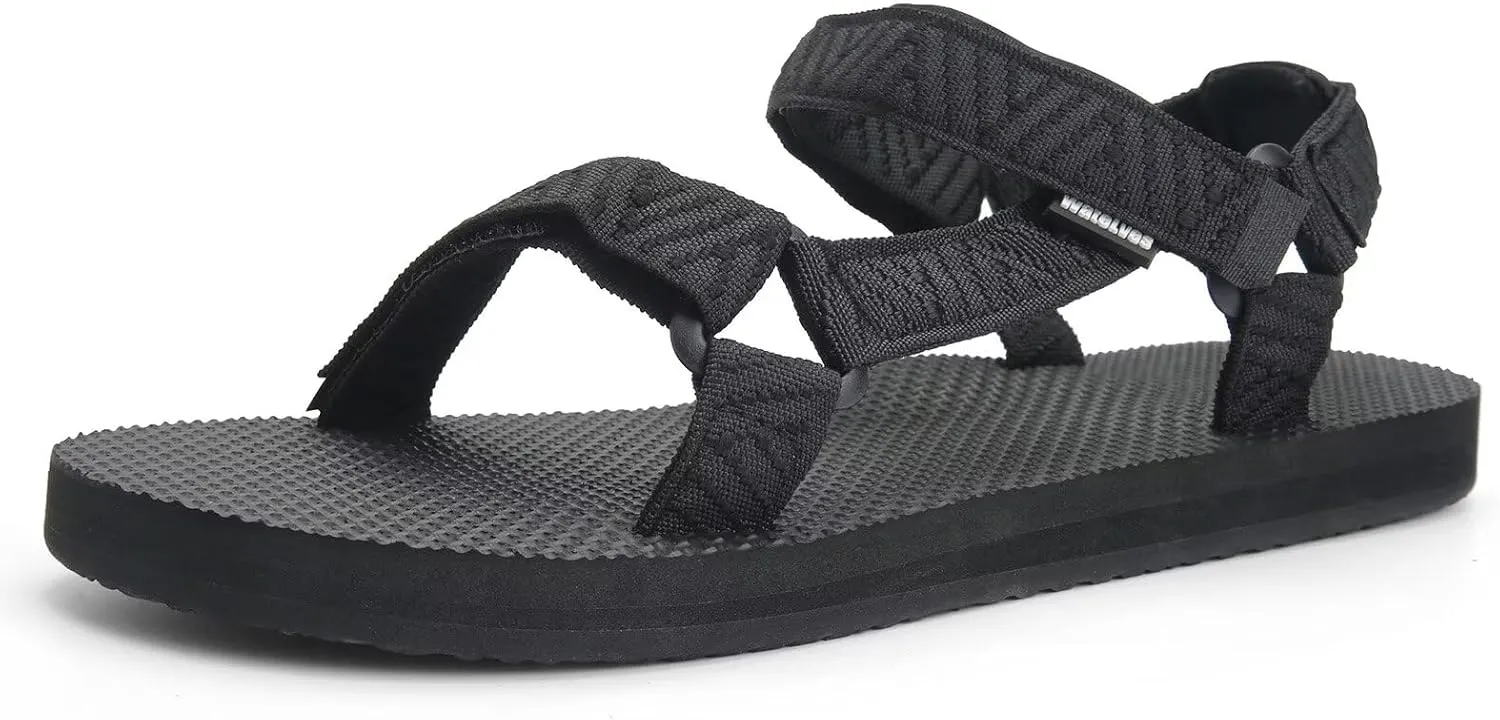 WateLves Womens-Sport-Sandals Outdoor Hiking Sandals with-Arch-Support Comfortable Webbing-Water-Athletic Beach-Sandals for Travel-Walking-Trekking-Camping