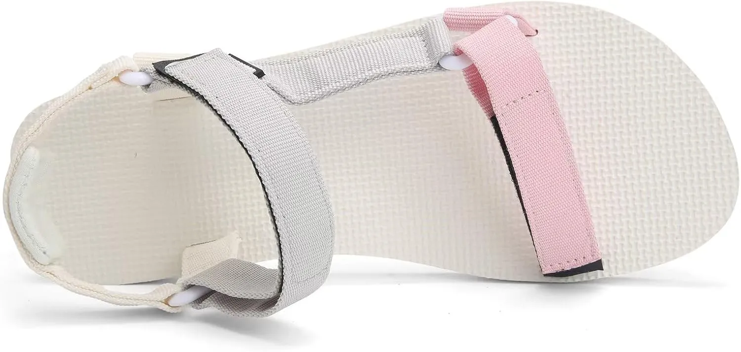 WateLves Womens-Sport-Sandals Outdoor Hiking Sandals with-Arch-Support Comfortable Webbing-Water-Athletic Beach-Sandals for Travel-Walking-Trekking-Camping