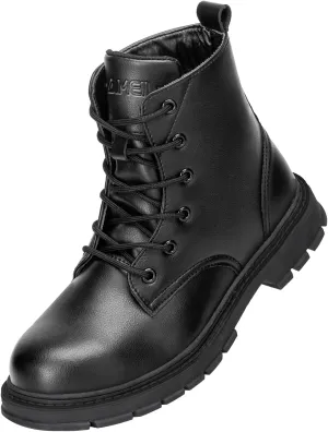 Waterproof Steel/Composite Toe Boots for Women Men, 6" Comfortable Work Boots Slip-resistant Safety Toe Construction Shoes