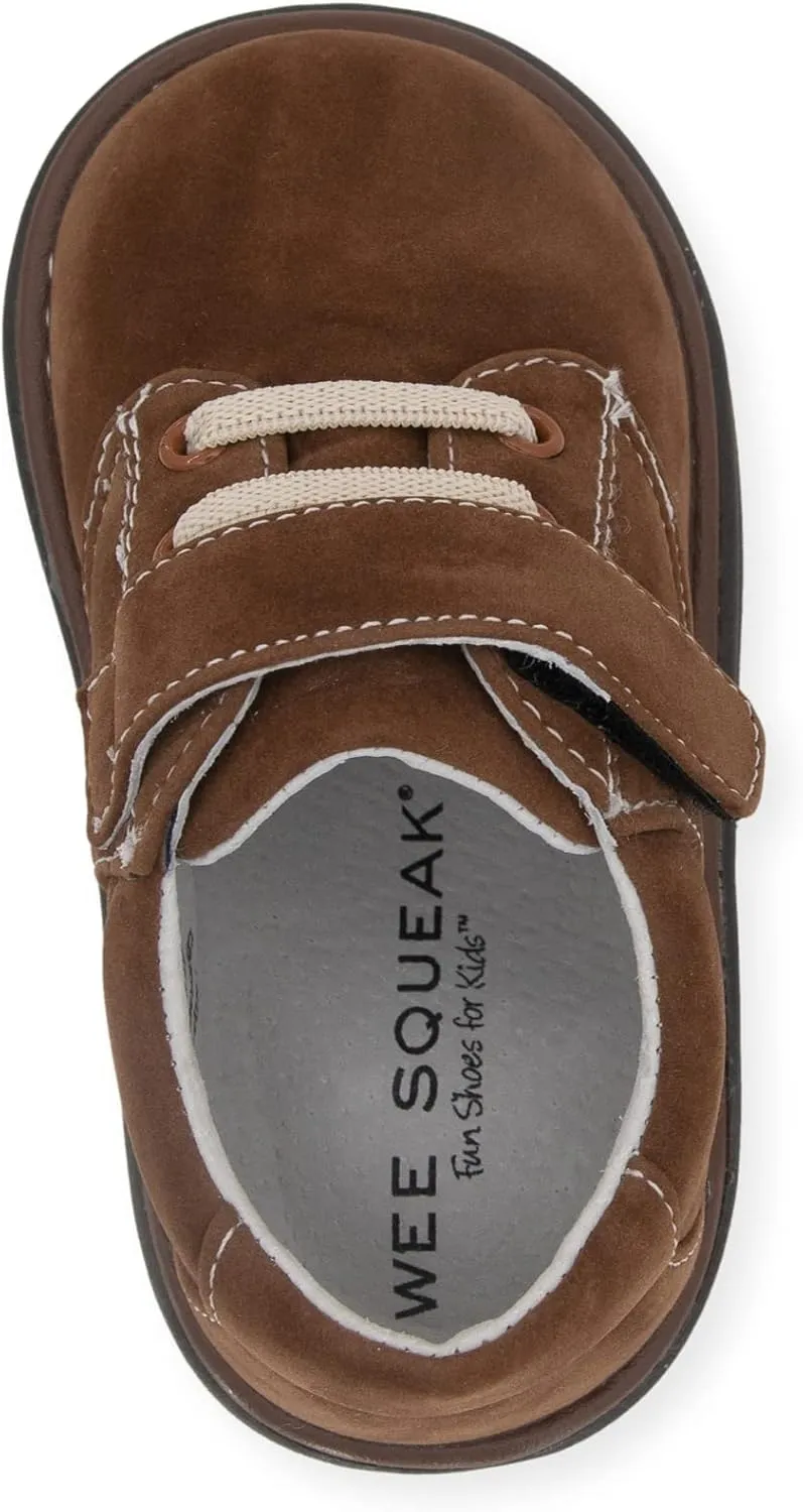 Wee Squeak Toddler Squeaky Shoes with Removable Squeaker in Fun Styles & Colors for Boys and Girls