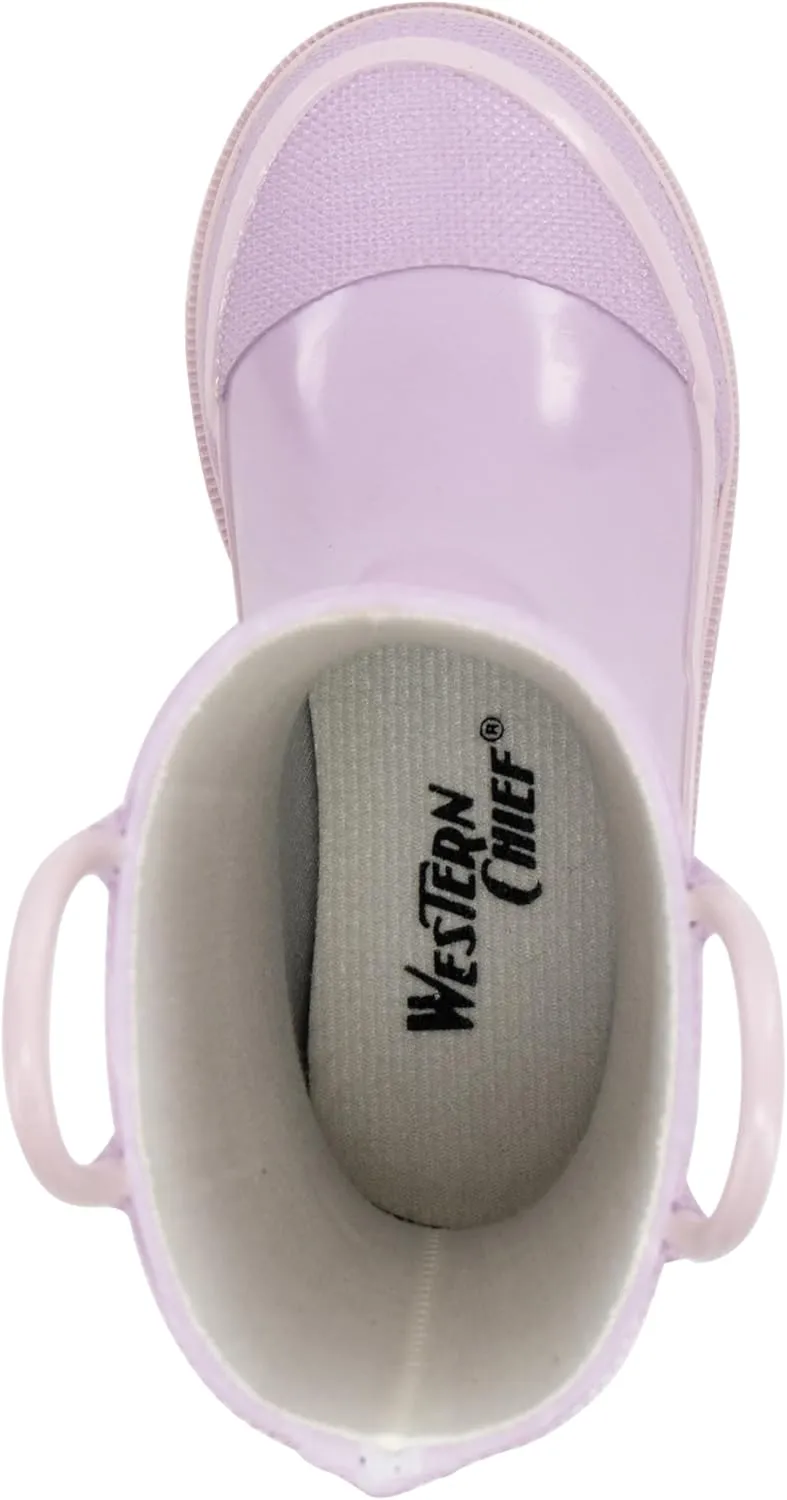Western Chief Rain Boots with Pull on Handles for Toddlers and Kids - Premium Waterproof Boots for Boys and Girls
