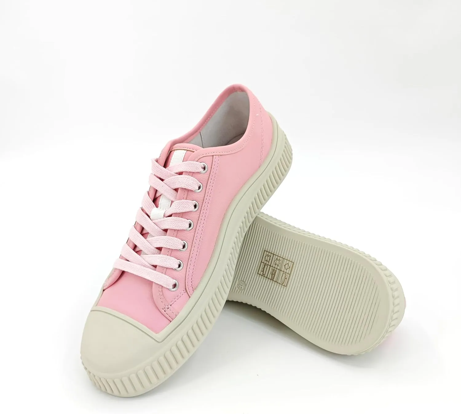 White Genuine Leather Tennis Shoes Womens Sneakers Fashion Casual Sneakers for Women Low Top Lace Up Walking Shoes