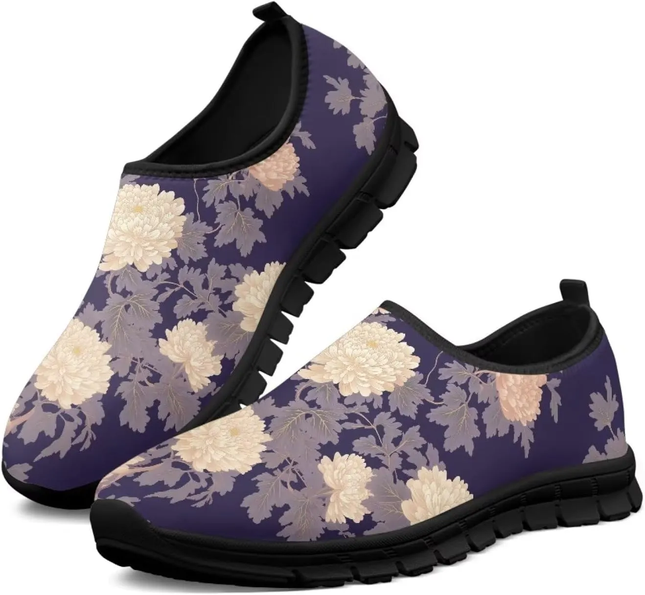 Women Slip On Casual Walking Shoe Low Top Non Slip Ladies Loafers Comfortable Lightweight Sports Sneaker US5.5-11.5