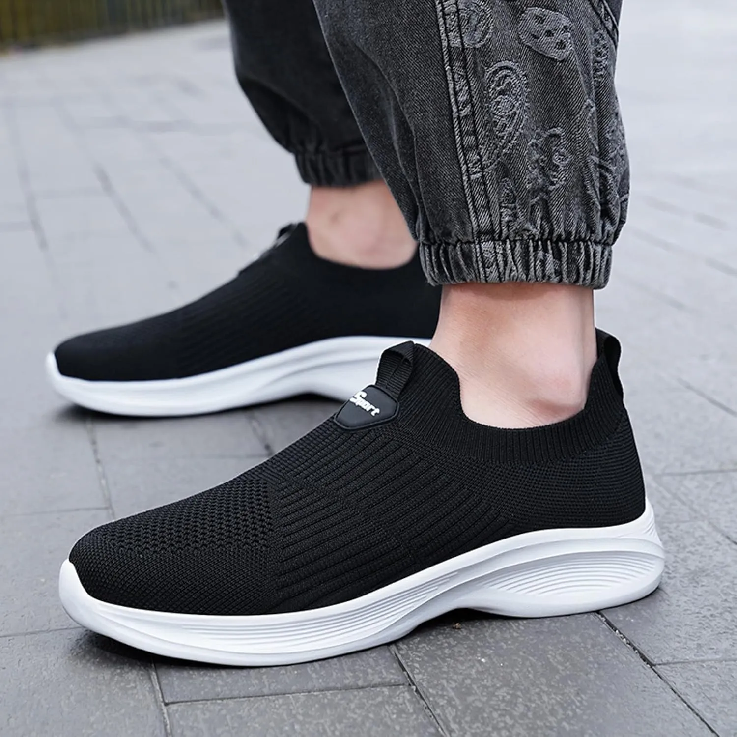 Women Sneakers Seasonal Couple Fashion Simple Solid Color Lightweight Comfortable Flat Sneaker Booties for Women No Heel