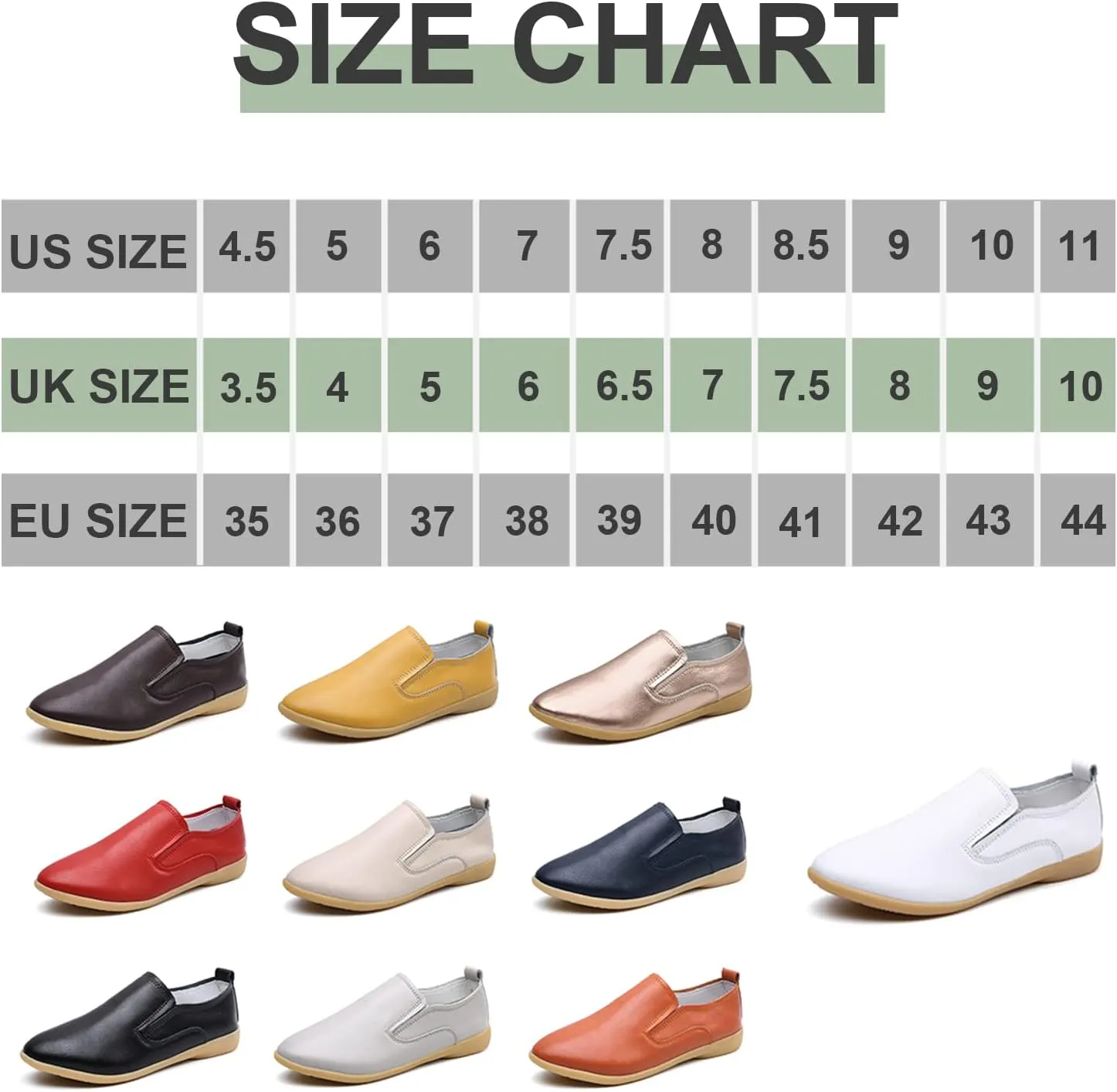 Women's Casual Round Head Moccasin Shoes Comfortable Leather Breathable Loafers Driving Outdoor Walking Nurse Breathable Driving Fashion Soft Shoes