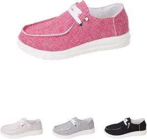 Women's Cow Print Shoes Canvas Lace-Up Moccasin Boat Shoes Loafers Slip On Breathable Lightweight Comfortable Sneakers