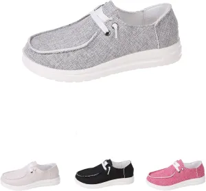 Women's Cow Print Shoes Canvas Lace-Up Moccasin Boat Shoes Loafers Slip On Breathable Lightweight Comfortable Sneakers