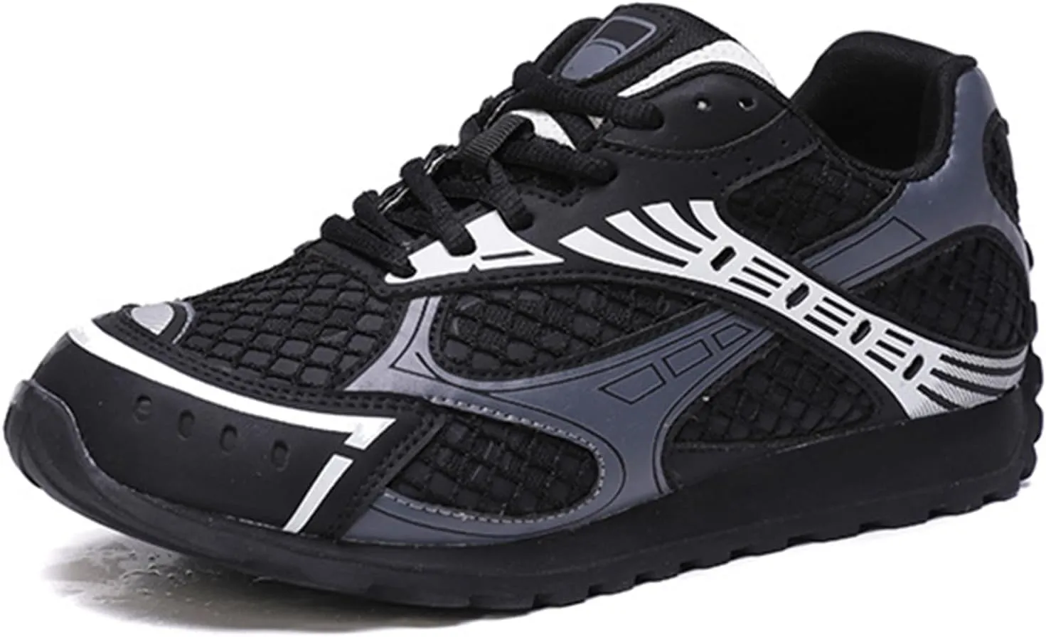 Women's Fashion Platform Oxford Trainers - Casual Lace-Up Lightweight Autumn Sneakers with Color Matching Trend, Slimming, and Versatile Flats Shoes,Black-39