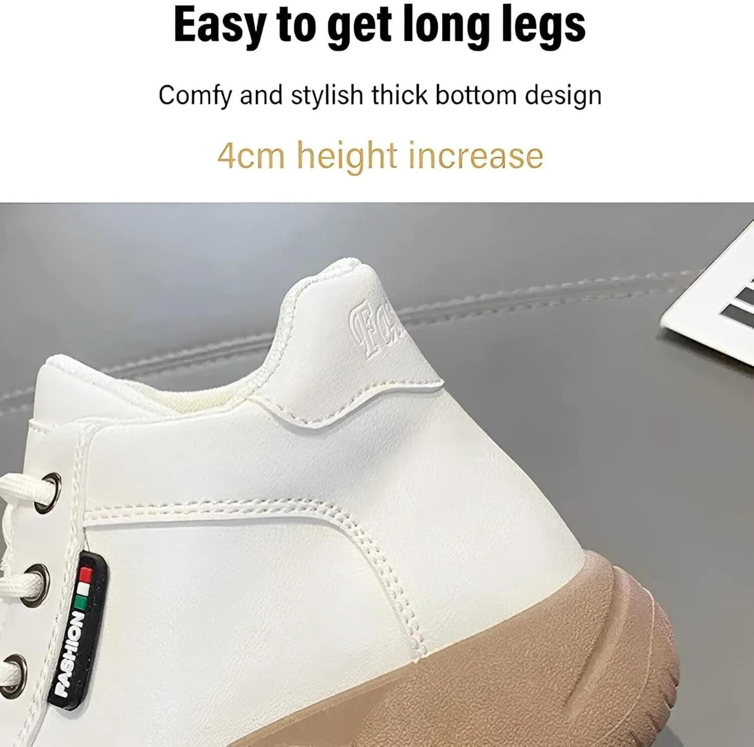 Women's High Top Thick Sole Boots,Cozy Thermal Fur Lining Non-Slip Fashion Boot Casual Lace Up Sneakers