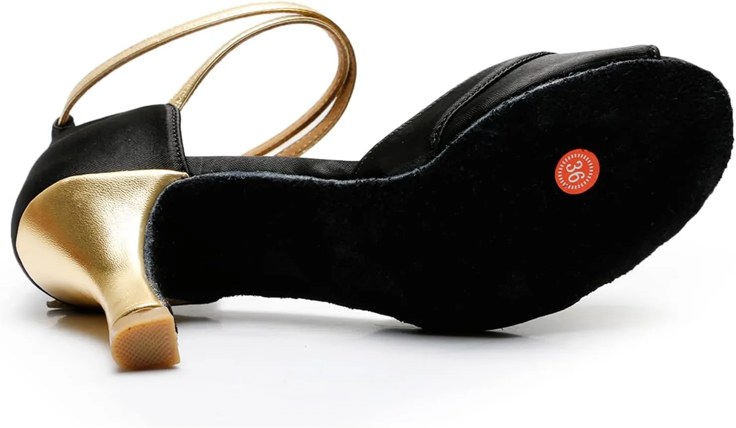 Women's Latin Shoe Girls Open Toe Ballroom Dance Shoes Comfortable Waltz Salsa Performance Dancing Sandals