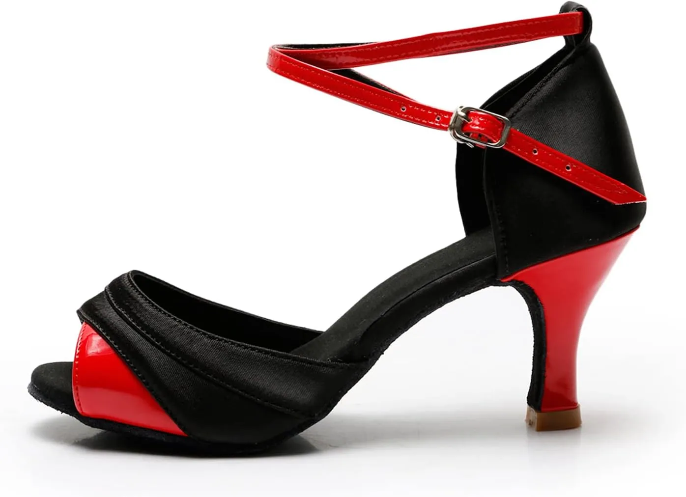 Women's Latin Shoe Girls Open Toe Ballroom Dance Shoes Comfortable Waltz Salsa Performance Dancing Sandals