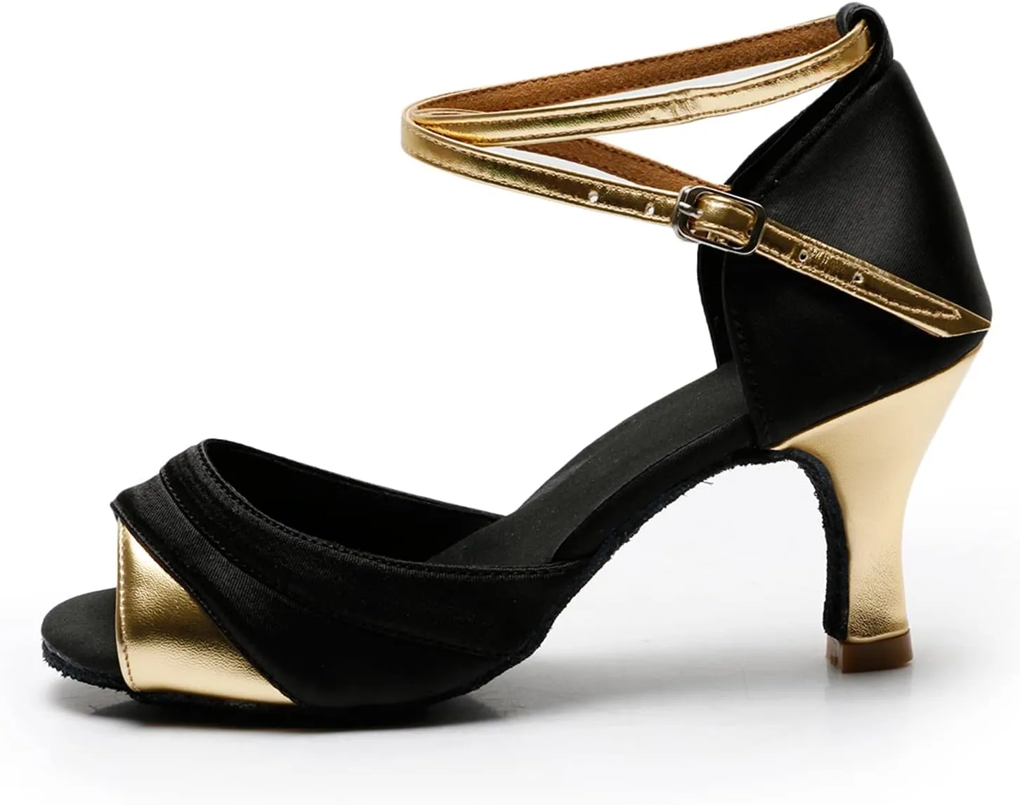 Women's Latin Shoe Girls Open Toe Ballroom Dance Shoes Comfortable Waltz Salsa Performance Dancing Sandals