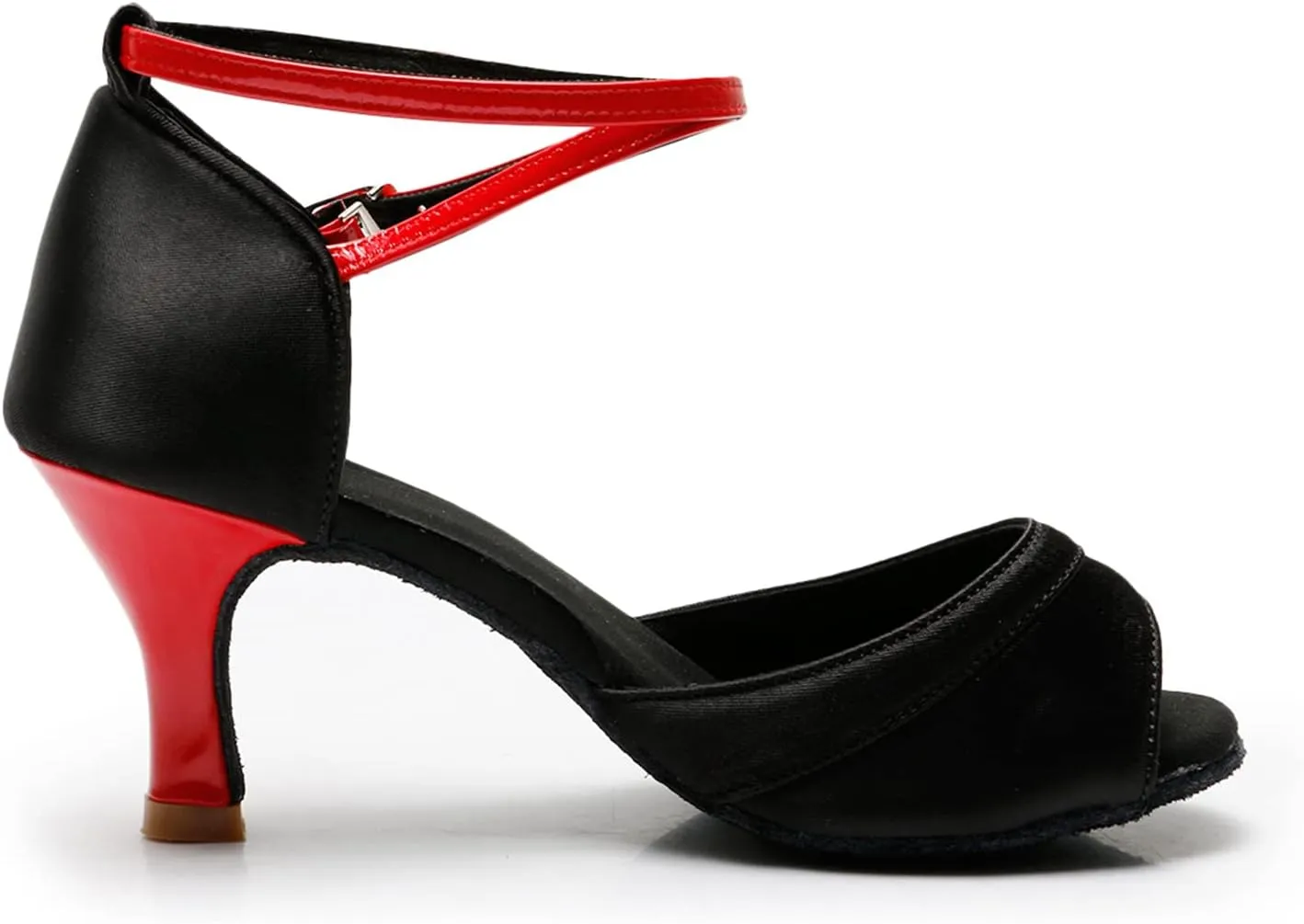 Women's Latin Shoe Girls Open Toe Ballroom Dance Shoes Comfortable Waltz Salsa Performance Dancing Sandals