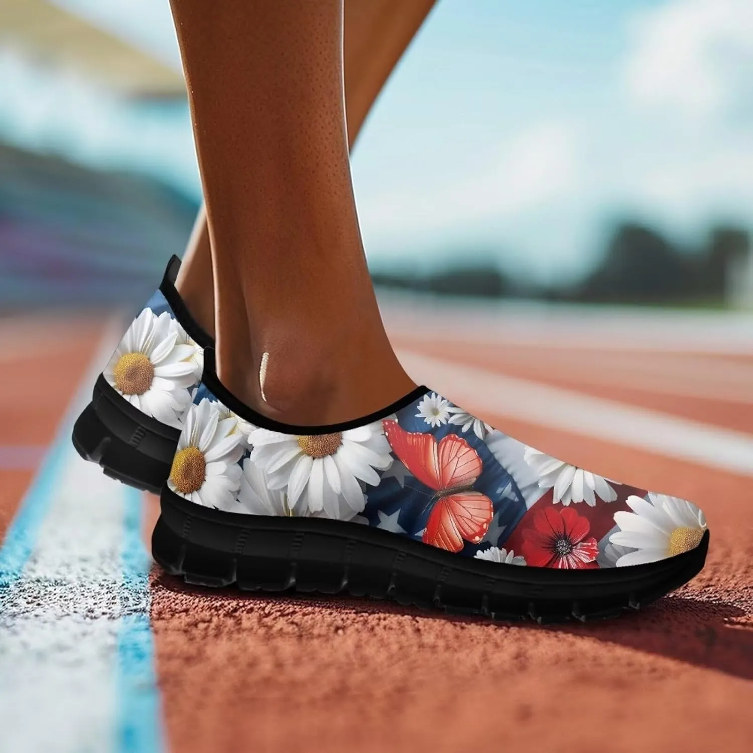 Women's Slip On Casual Loafers Comfort Non Slip Walking Running Sneakers Lightweight Sports Shoes for Outdoor Travel US 5.5-11.5