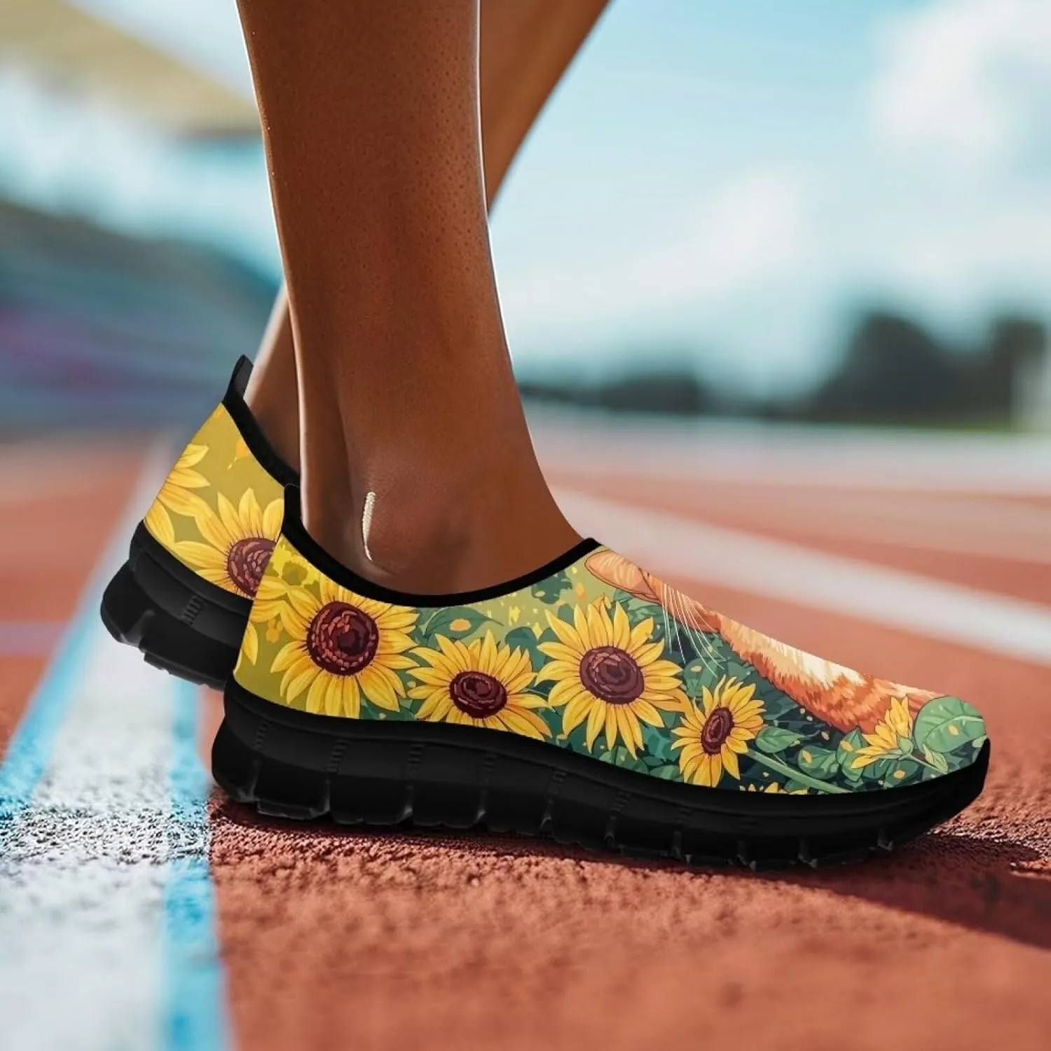 Women's Slip On Casual Loafers Comfort Non Slip Walking Running Sneakers Lightweight Sports Shoes for Outdoor Travel US 5.5-11.5